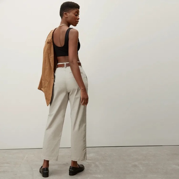 Everlane pleated chino. Sz 6. Worn twice. - Picture 3 of 4